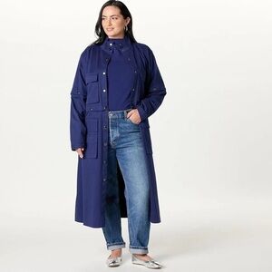 The Drop Women’s Convertible Utility Coat NWT Size xs jacket to coat cotton